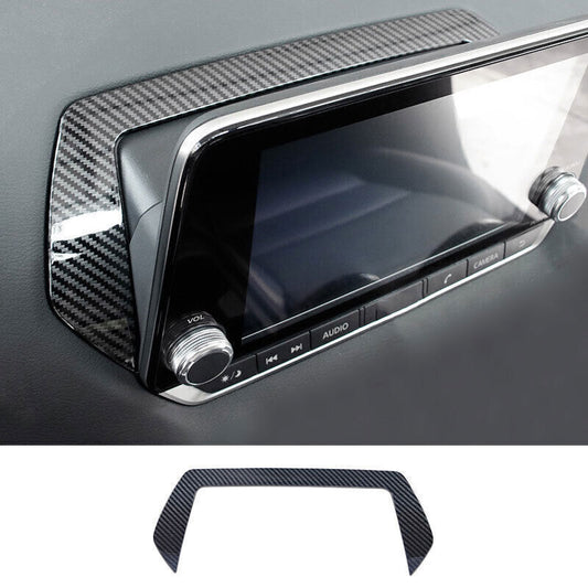 Inner Console Navigation Cover for Nissan Sentra Sylphy 2020-2023 Carbon Fiber
