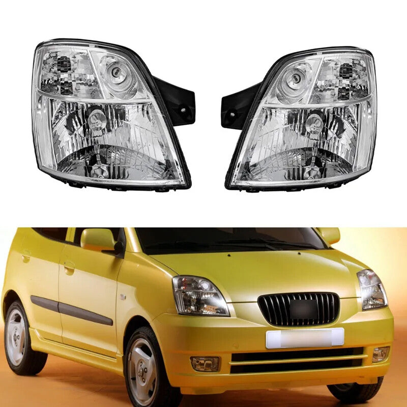 Pair for Kia Picanto 2004-2007 Headlamp driving lamp DRL Car front Fog Lamp