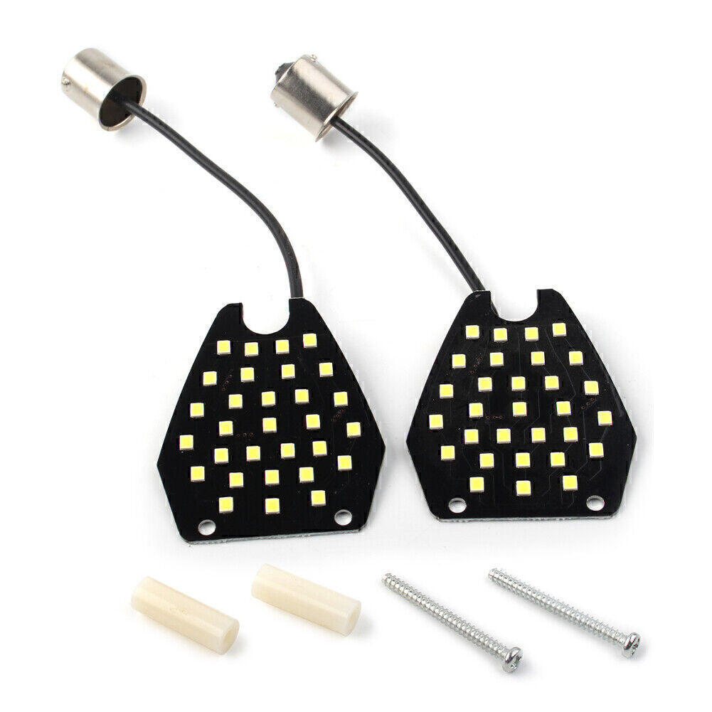 Rear 30SMD LED Turn Signal Indicator Light 1156 White for Honda CBR1000RR 04-07