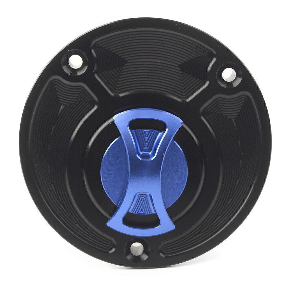 Fit for Yamaha R6 R1 FZ1 FZ6 VMAX MT01 FZ16 YZF R15 Fuel Gas Tank Cap Cover Blue UK