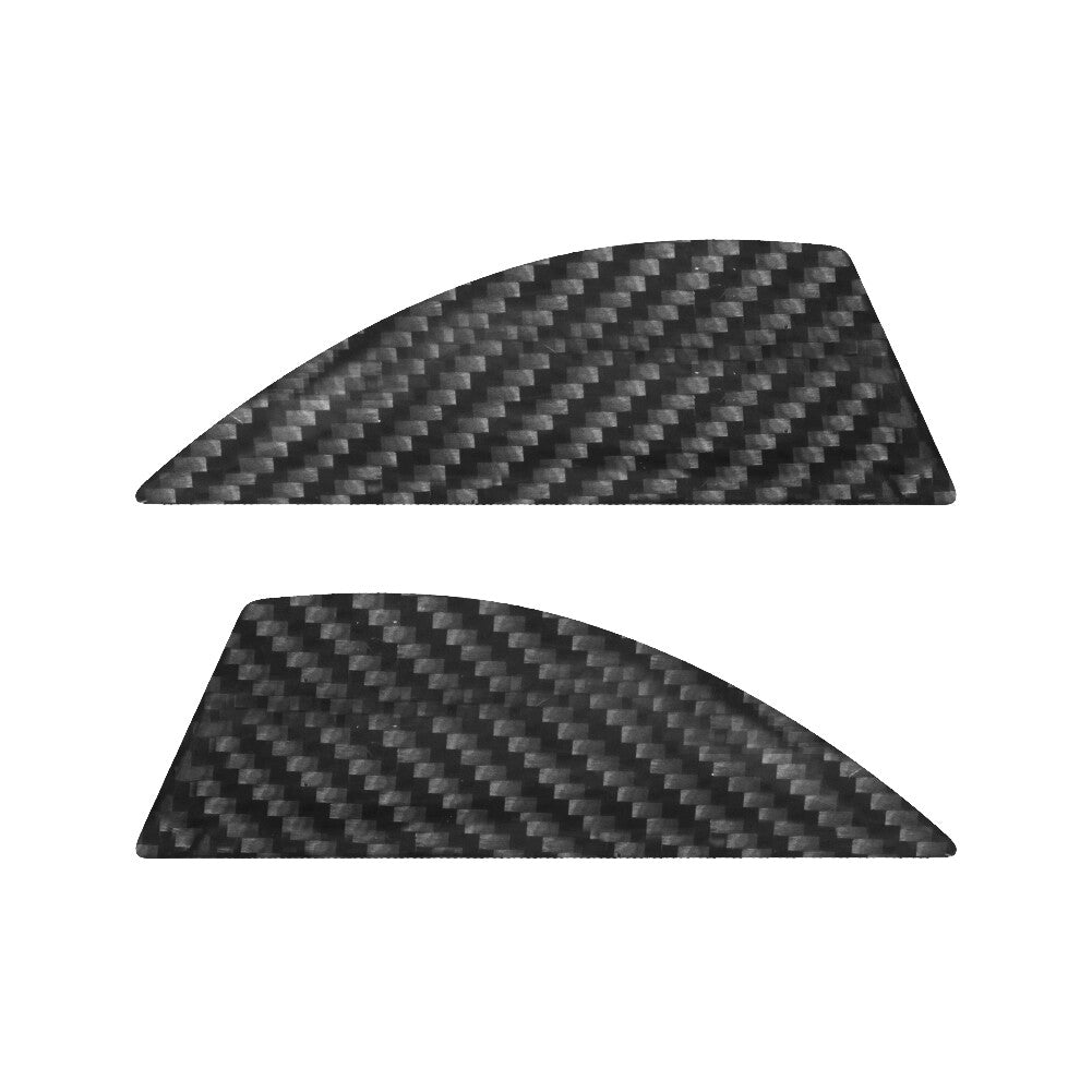 2X Carbon Fiber Front Door Pillar Panel Cover Trim for Chrysler 200 2011-2014