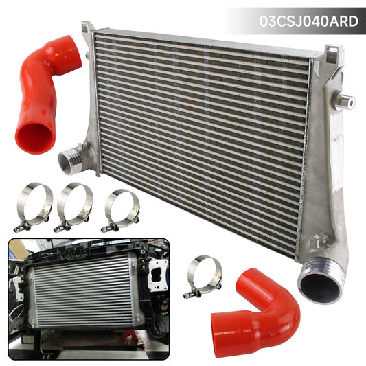FOR MK7 GTI for GOLF R VAG 1.8T 2.0T 8V A3 S3 70MM COMPETITION INTERCOOLER RED