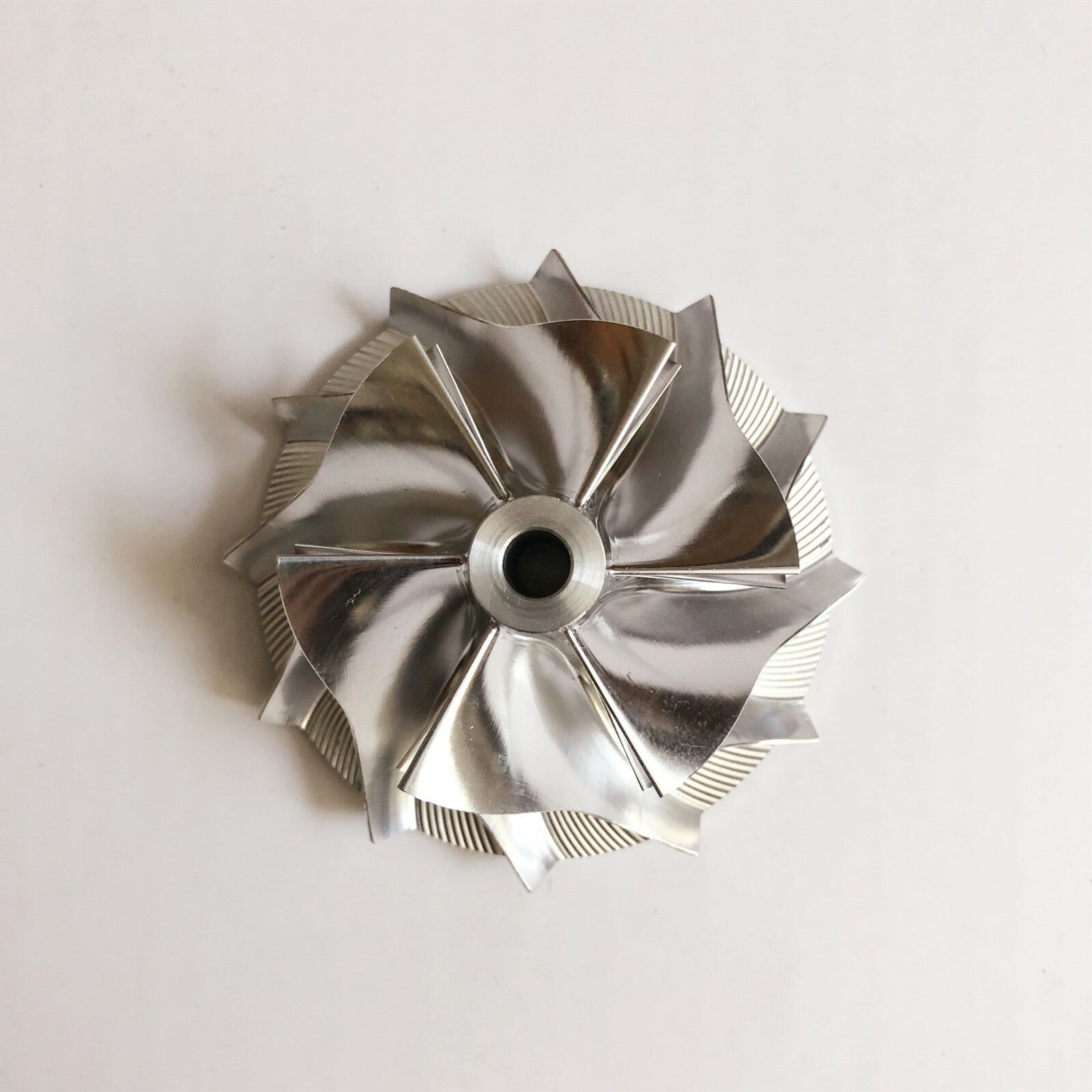 RHF5 39.20/52.50 mm 6+6 blade high-performance turbine blank compressor wheel