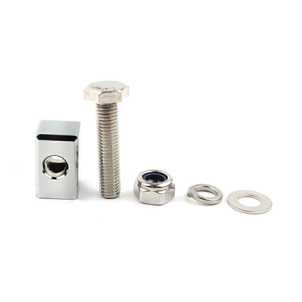Headlight Mounting Block for Harley Headlamp Custom Headlight Mount Chrome