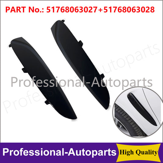 1Pair Side Fender Air Duct Flow Grille Vent Trims for BMW X6 M F16 X6 28iX 30dX