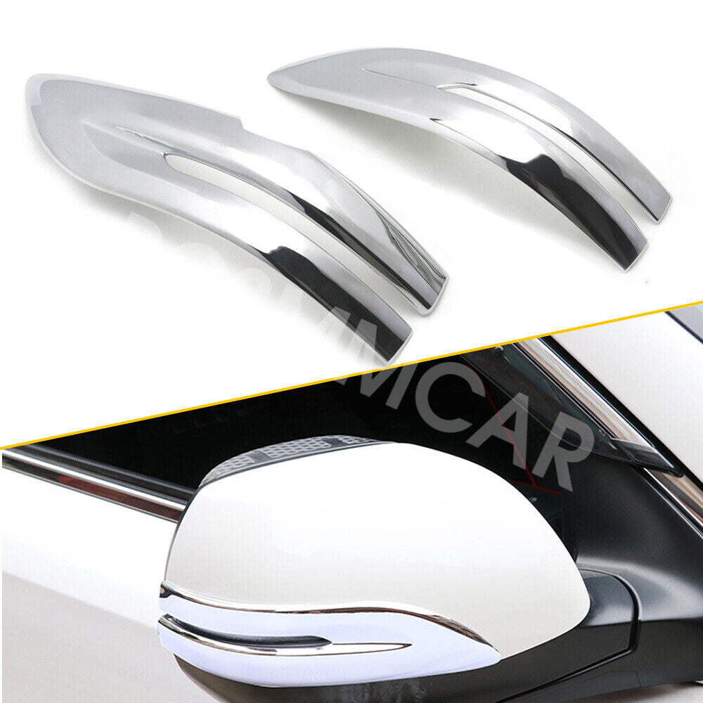 2x Side Rearview Mirror Cover Moulding Trim ABS Fit for Honda CR-V CRV 2017-2022