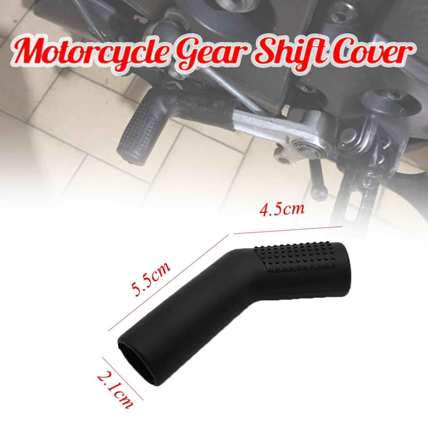 Universal Motorcycle Rubber Gear Shifter Lever Cover Boot Shoe Protector Saver