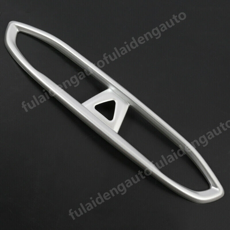 Silver Inner central console air outlet vent trim for Hyundai Santa Fe 2019-2021