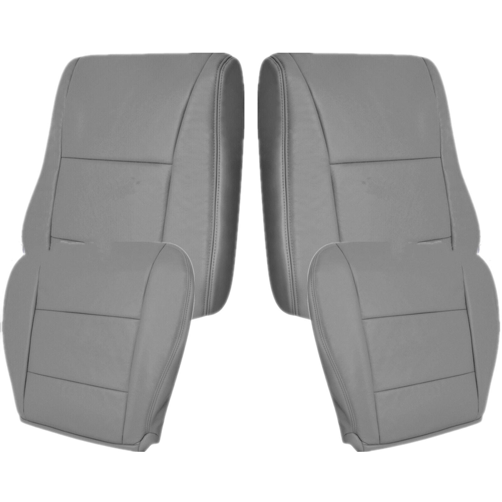 for Toyota for Land Cruiser 1998-2007 4PCS/Set Driver  Passenger Leather for Seat Cover