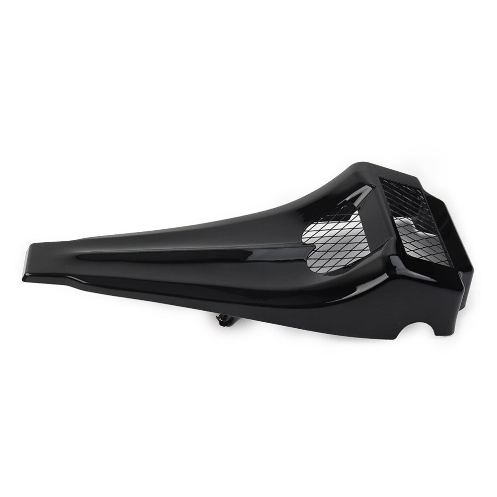 ABS Black Stretched Chin Spoiler for Harley Touring Road King 1997-2013