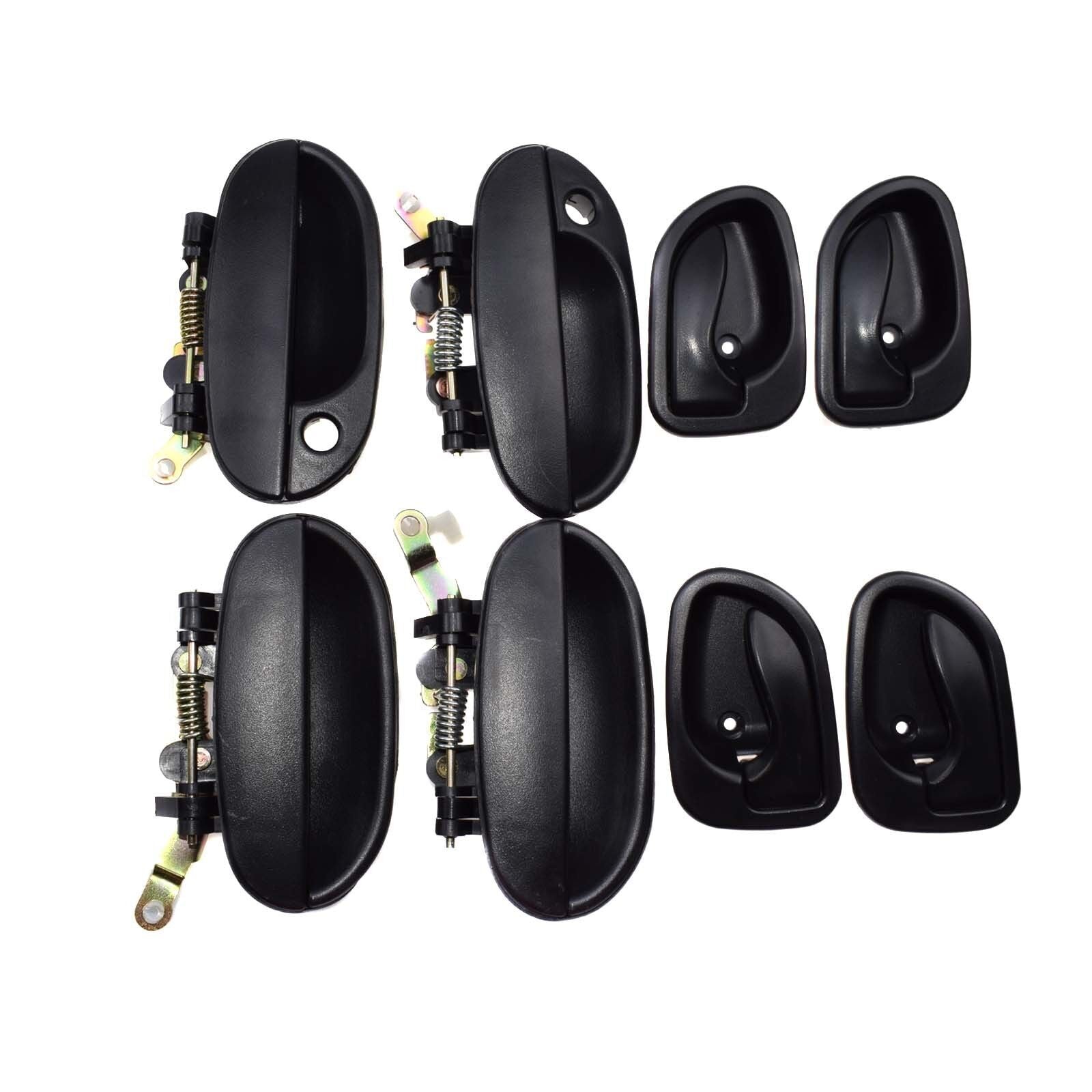 for Hyundai Accent 95-99 4x Outside + 4x Inside Door Handle Front Rear LH RH