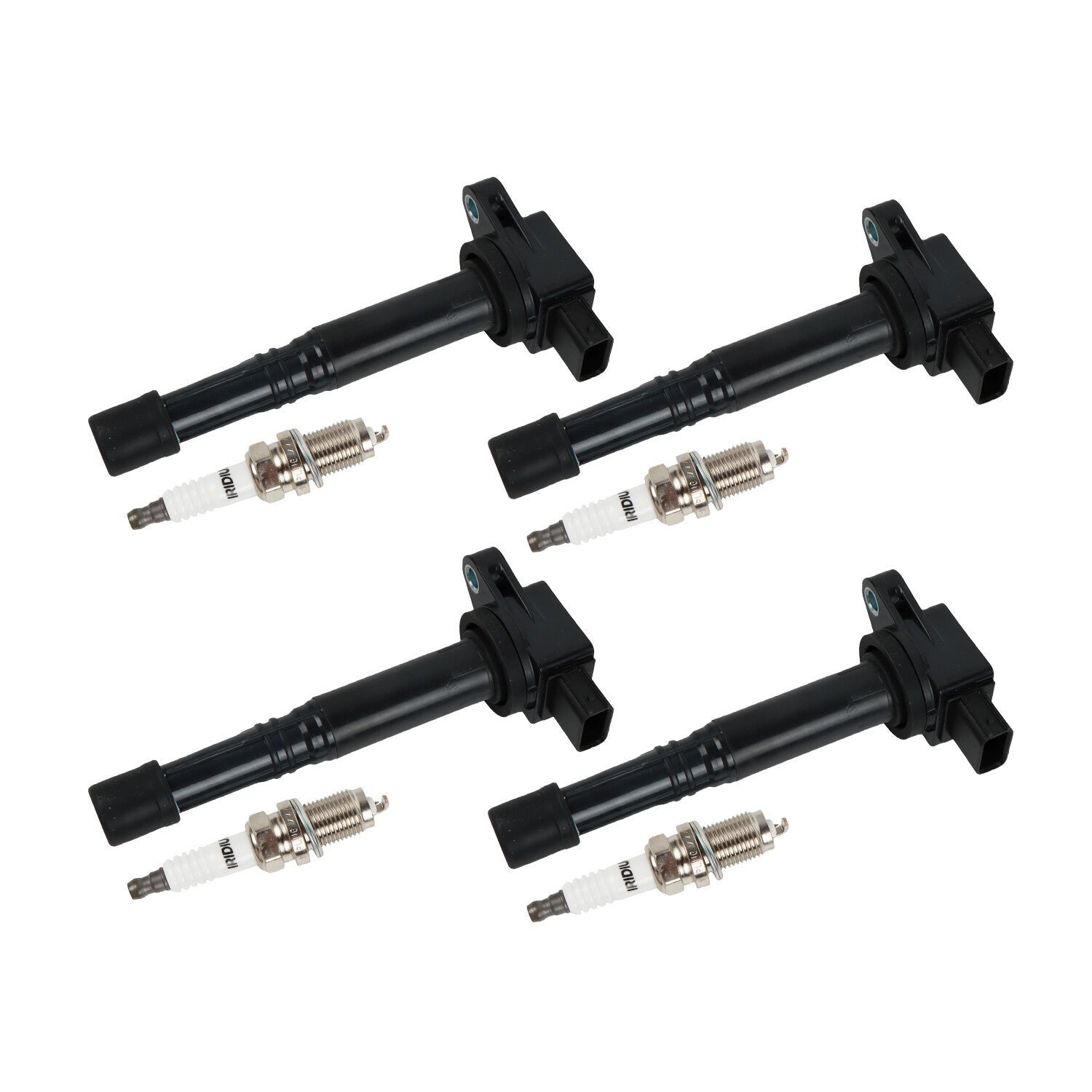 4X Spark Plugs and Ignition Coil Pack For 2003-11 for Honda for Civic Element CR-V UF311