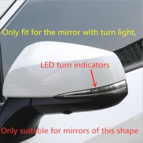 for Toyota for Sienna 2021-2024 ABS Chrome Side Door Rear View Mirror Cover Trim 2P