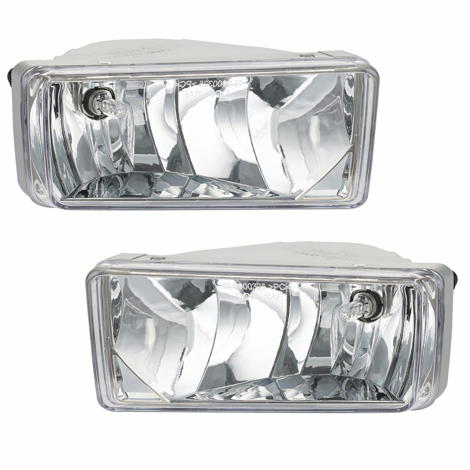 Fits 2007-2014 for Chevrolet Suburban/Tahoe with a transparent lens 1 for front bumper fog lights.