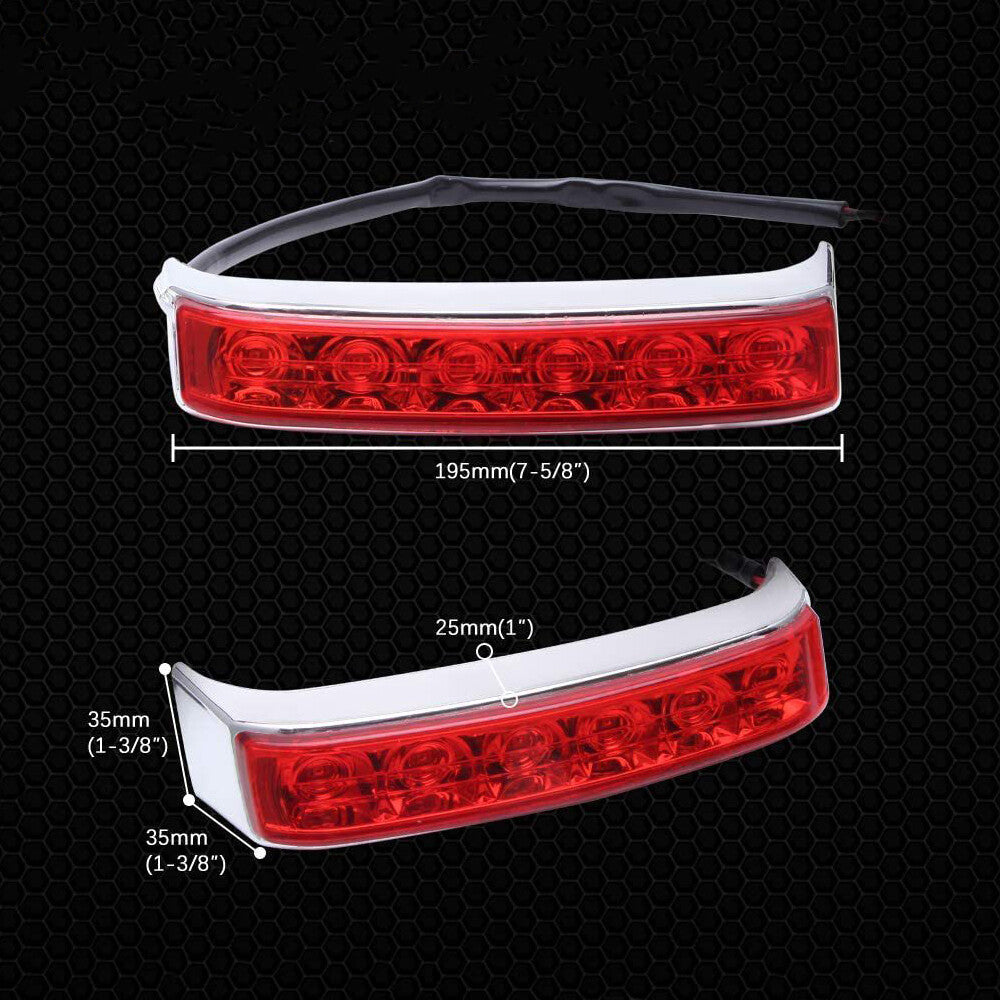 Saddlebag Saddle Bags LED Run Brake Turn Lamp Light for Harley Touring 2014-2019