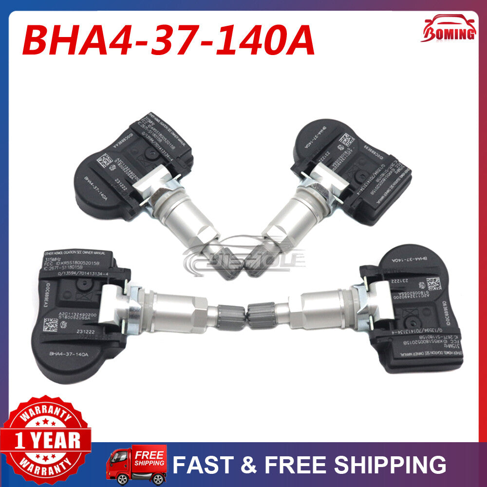 4X NEW Tire Pressure Monitoring System Sensor TPMS For 17-19 for Mazda BHA4-37-140A