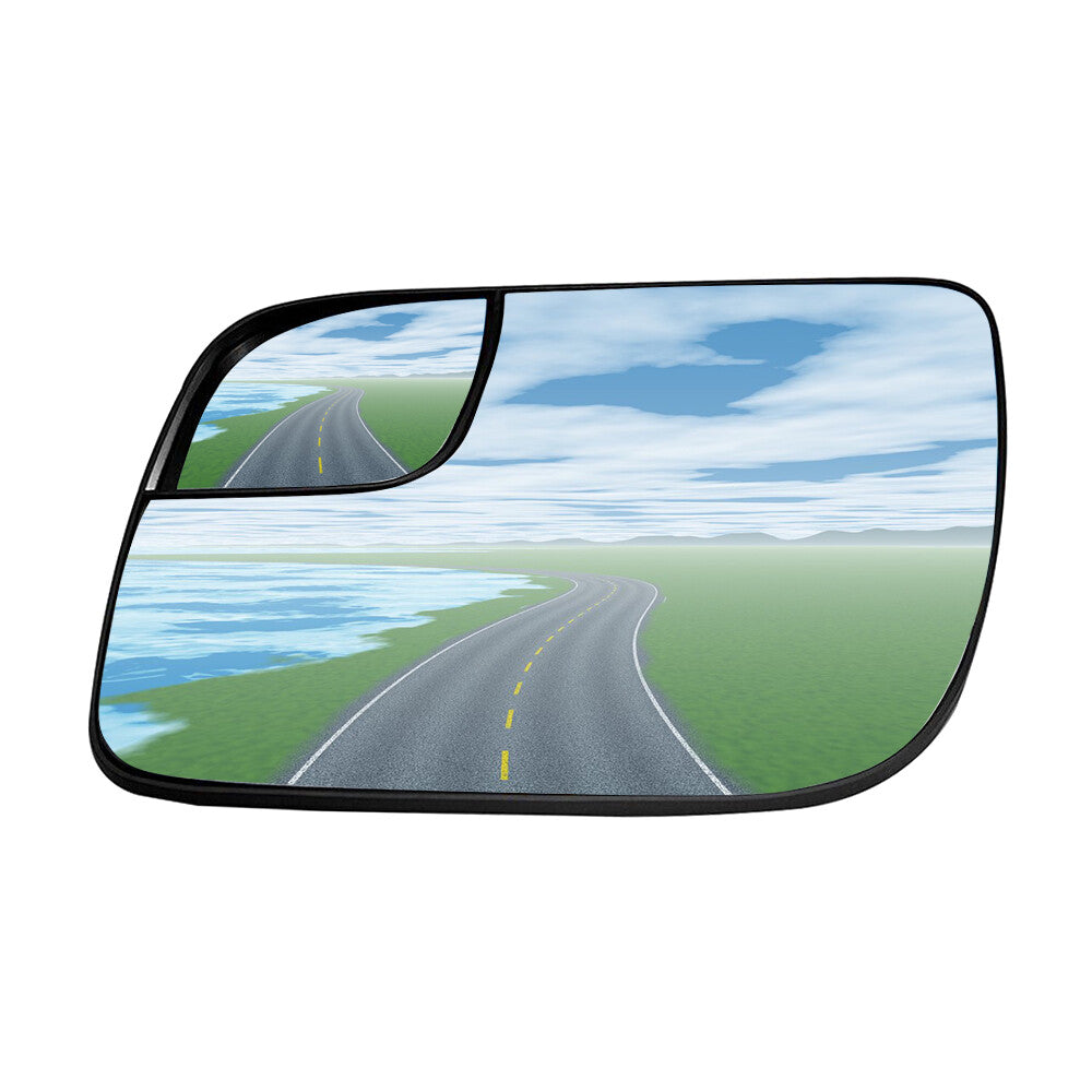Premium Left Driver Wing Mirror Glass w/ Heated Fit for 2011-2019 for Ford Explorer