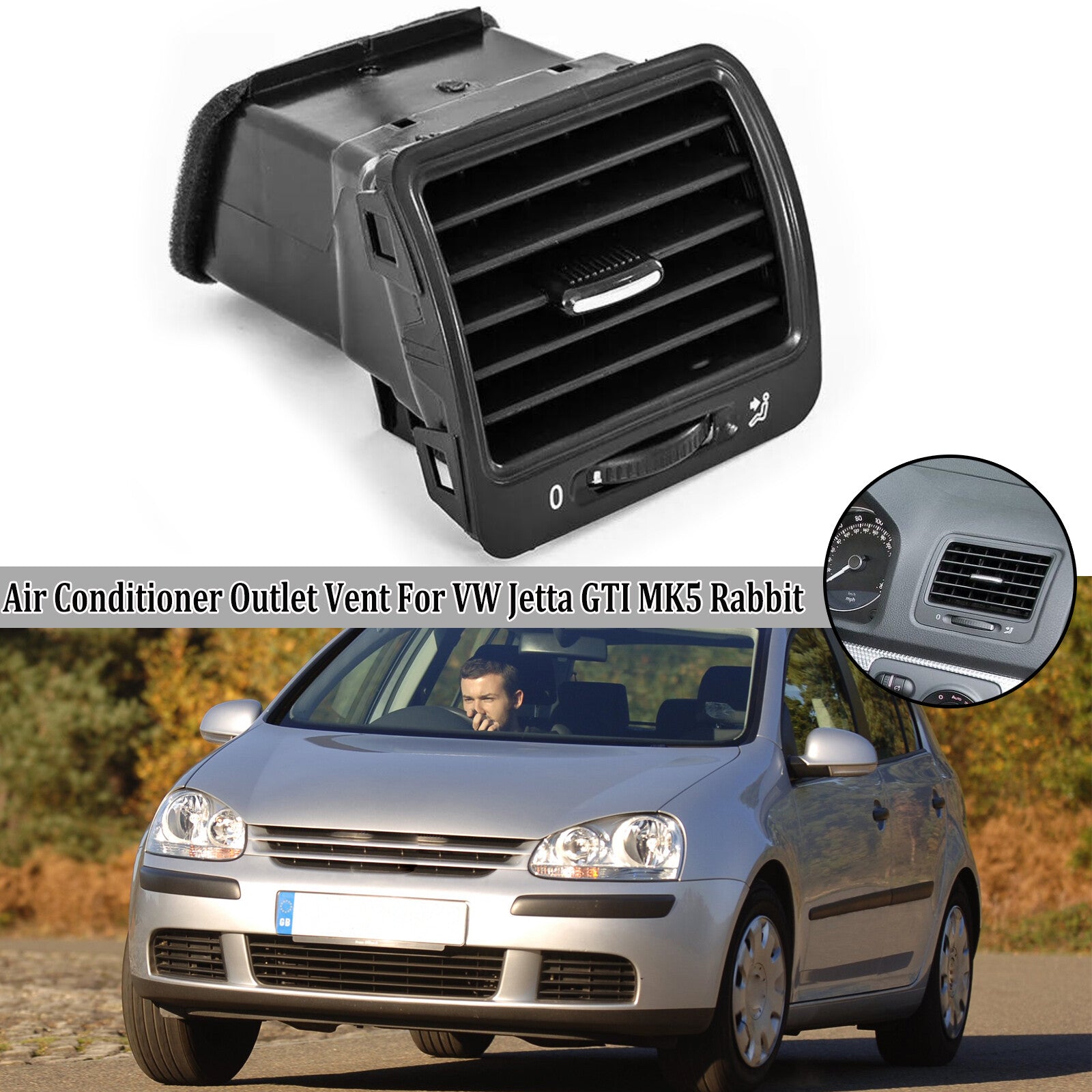 Right air conditioning socket vent suitable for Volkswagen for Jetta GTI for Golf MK5 Rabbit 1K0819704
