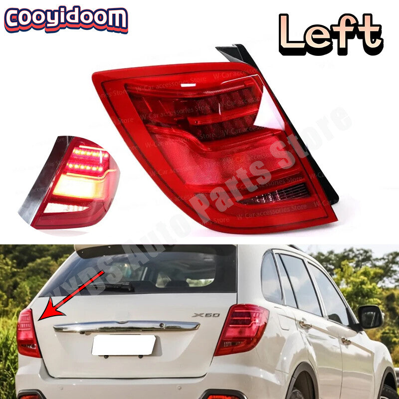 Left Car Rear Tail Light for Lifan X60 2016 2017 Bumper Tail Lamp 1PCS
