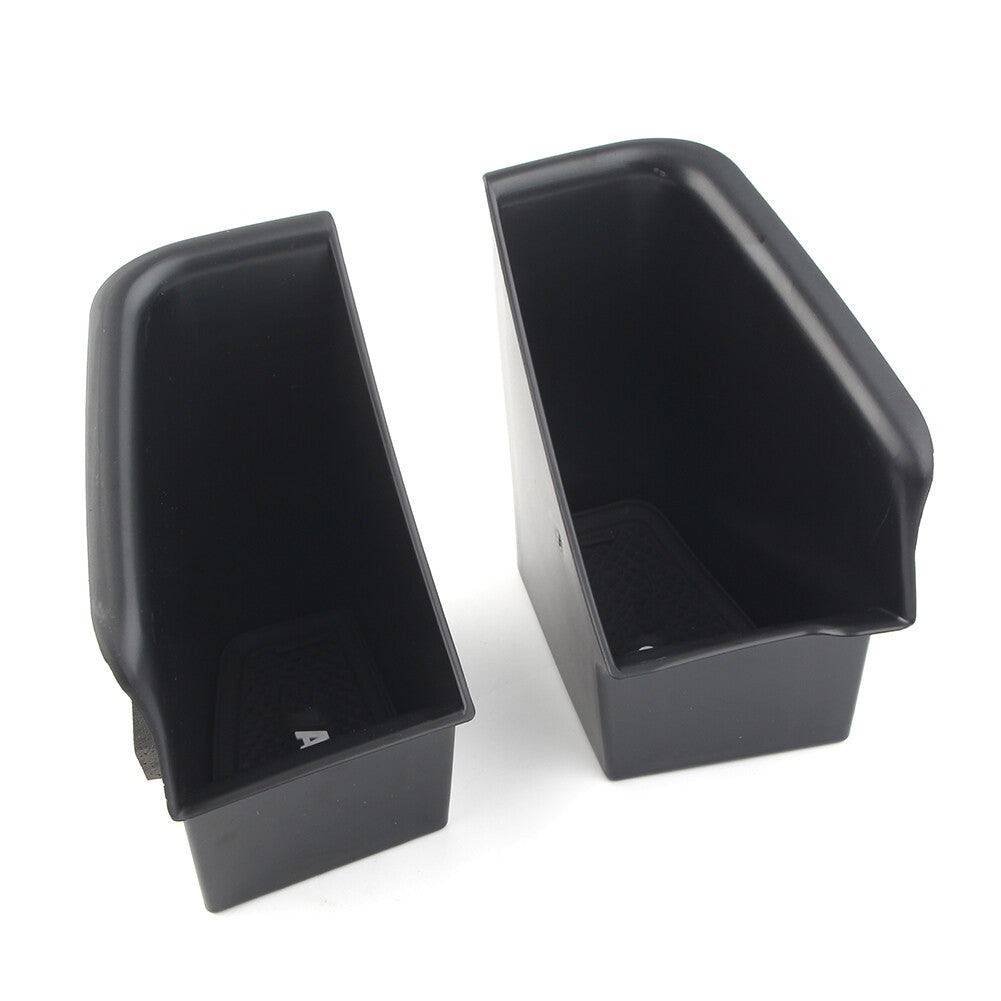 Car Front Door Handle Armrest Storage Box Tray Bin Kit for Jaguar F-PACE 2016-19