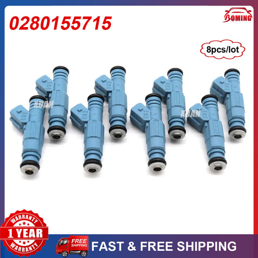 8x New Fuel Injectors for Dodge for RAM 1500 2500 3500 5.2L 5.9L 0280155715
