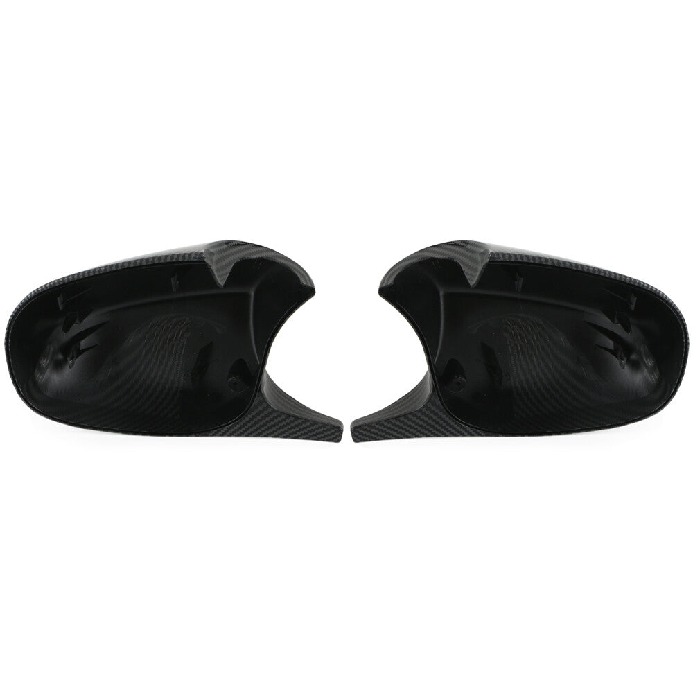 2x Rear Wing Mirror Cover Cap for BMW E90 E91 E92 E93 Facelifted Carbon Fiber