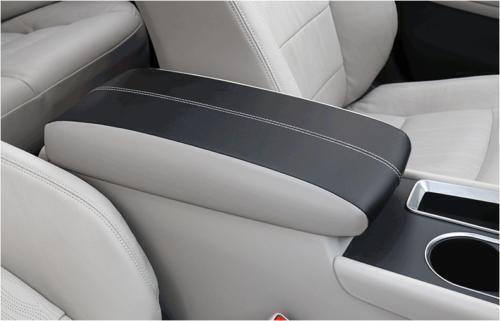 for Nissan Altima 2019-22 Black+Gray Central Console Armrest Box Cover Trim 1P