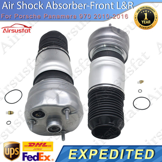 2x for Porsche for Panamera 970 2010-2016 Front LR Air Suspension Spring Bag w/EDC