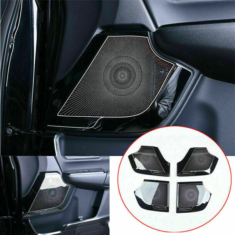 for Honda CRV CR-V 2017-2021 Black Titanium Inner Door Speaker Cover Panel Trim