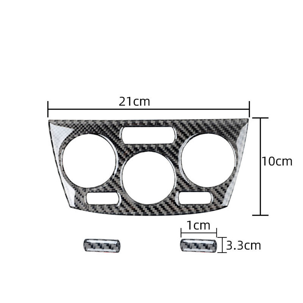 Carbon Fiber Central Climate Console Cover Trim for Subaru Forester 2009-2013