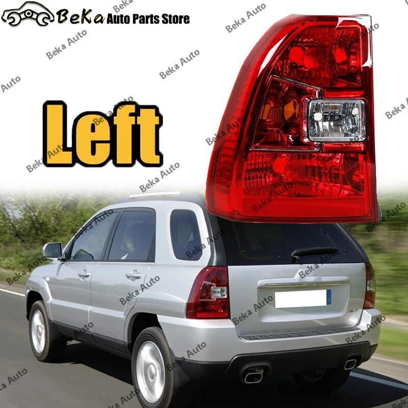 Left side for Kia Sportage 2005-2010 Rear Bumper Tail Light Shell Cover No Bulb
