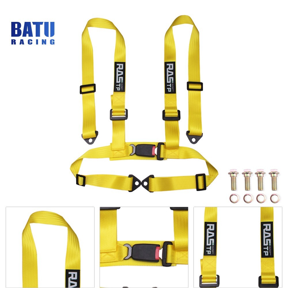 2in 4 Point Racing Harness Universal for Seat Belt Safety Strap For UTV ATV Go-Kart