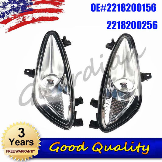 Front bumper fog lights 2218200156 2218200256 are for Mercedes-Benz S600. (07-09)