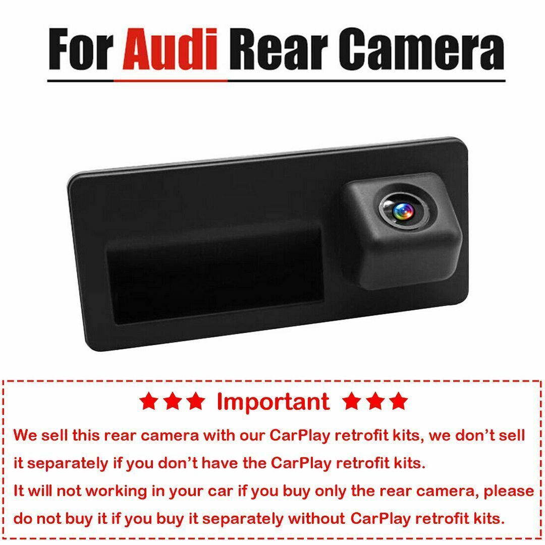 Car Backup Rear View Trunk Handle Camera Fit for Audi A3 for A4 for A5 for A6 A7 Q5