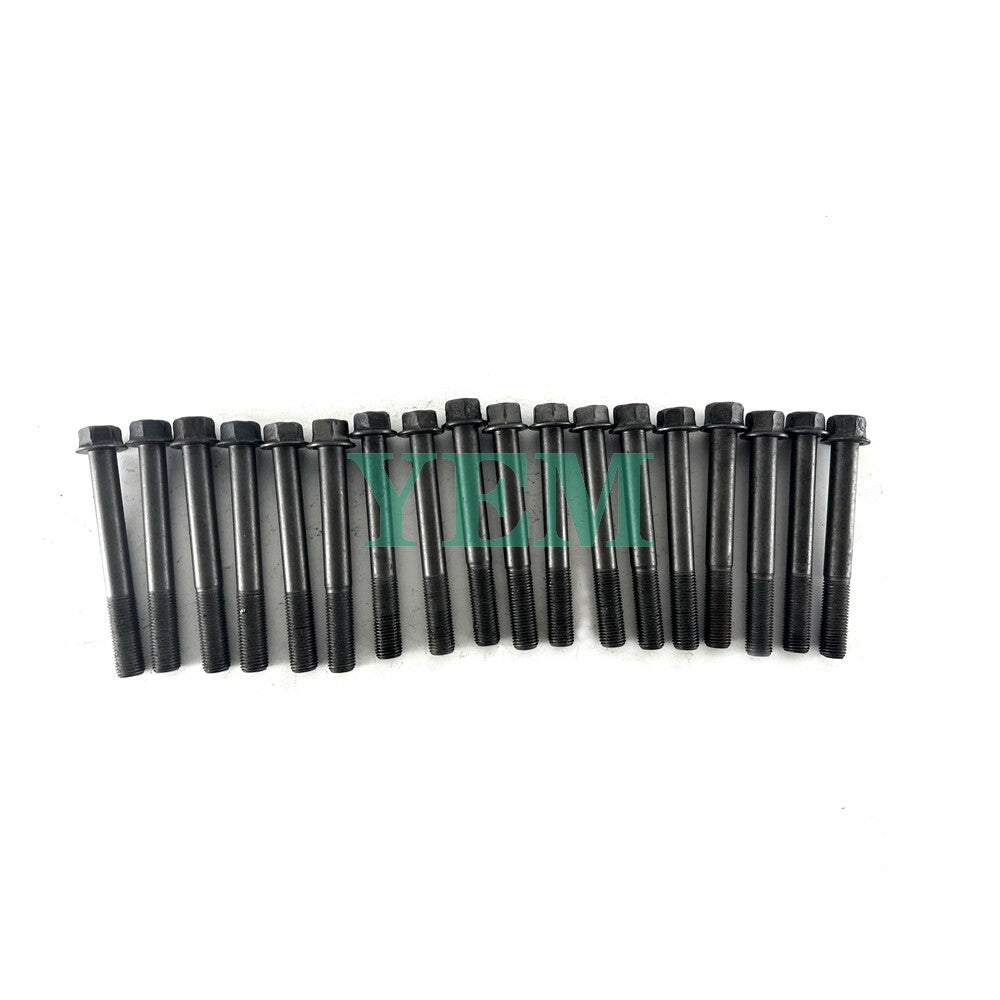 1 Set Engine Head Bolt 18pcs For Yanmar 4TNV94 Engine 4TNV94 Cylinder Head Bolt