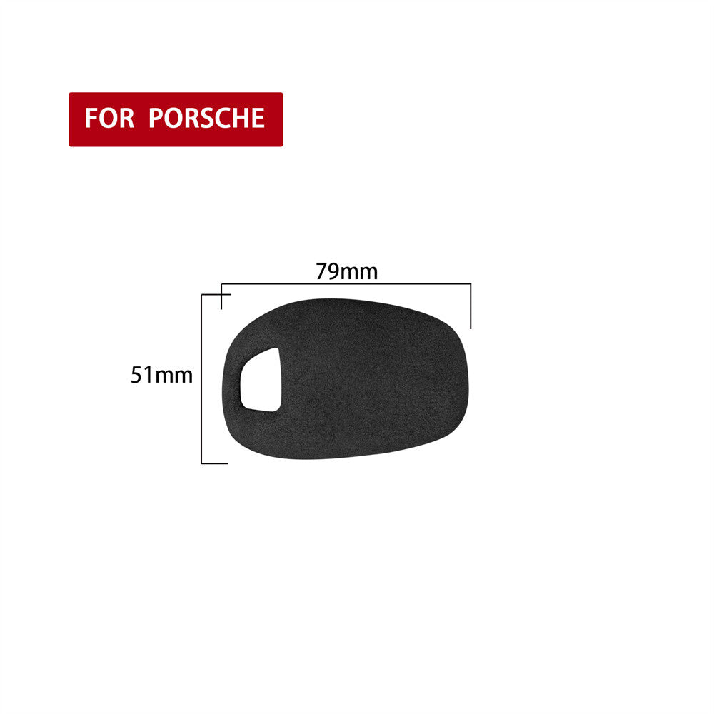 Suede Dark Gray Gear Shift Knob Cover for Porsche for Panamera 2017-2023 Accessories