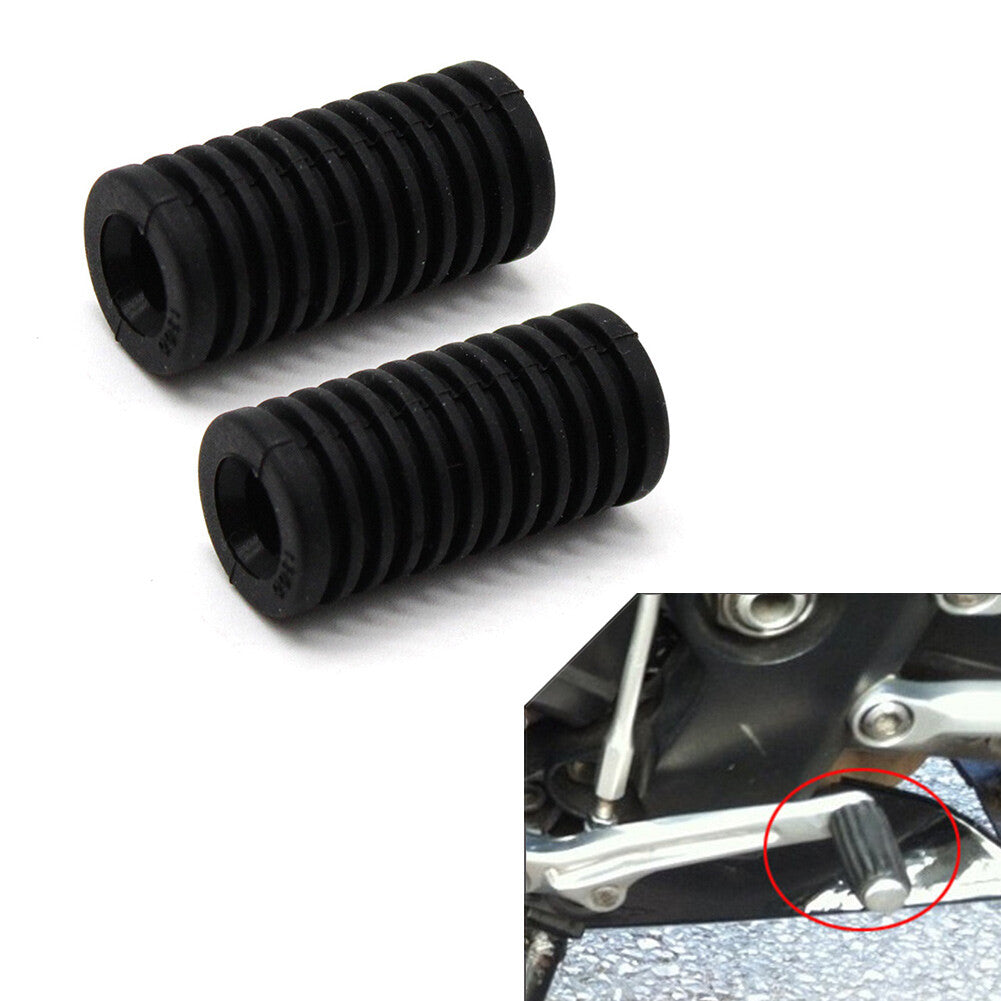 Gear Shifter Lever Shift Pedal Kick Foot Pegs Cover Pad Rubber Motorcycle 2 x UK