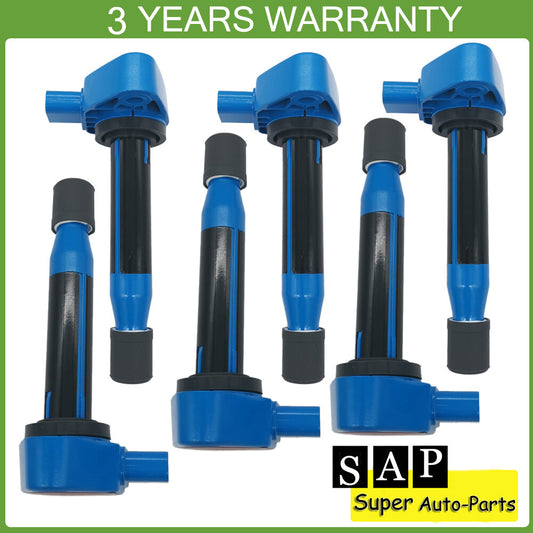 6pcs Ignition Coils UF242 for Honda Accord 3.0L Odyssey for Acura CL TL RL 3.2L 3.5L