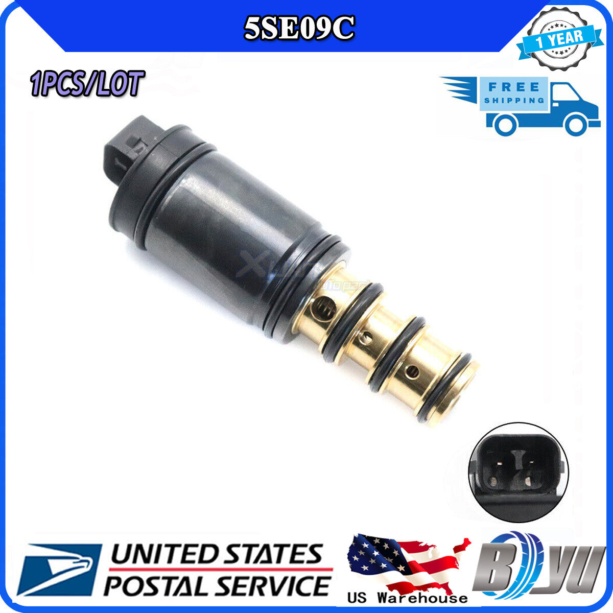Suitable for 2008 for Toyota Yaris 1.5L 5SE09C air conditioning compressor control solenoid valve 5SE09C