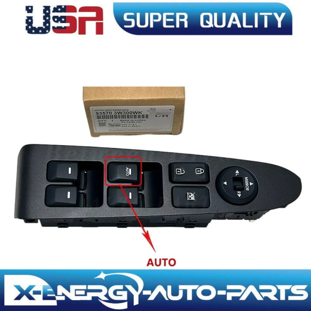 935703W300WK Power Window Switch Front Left for Kia Sportage 2011-2017