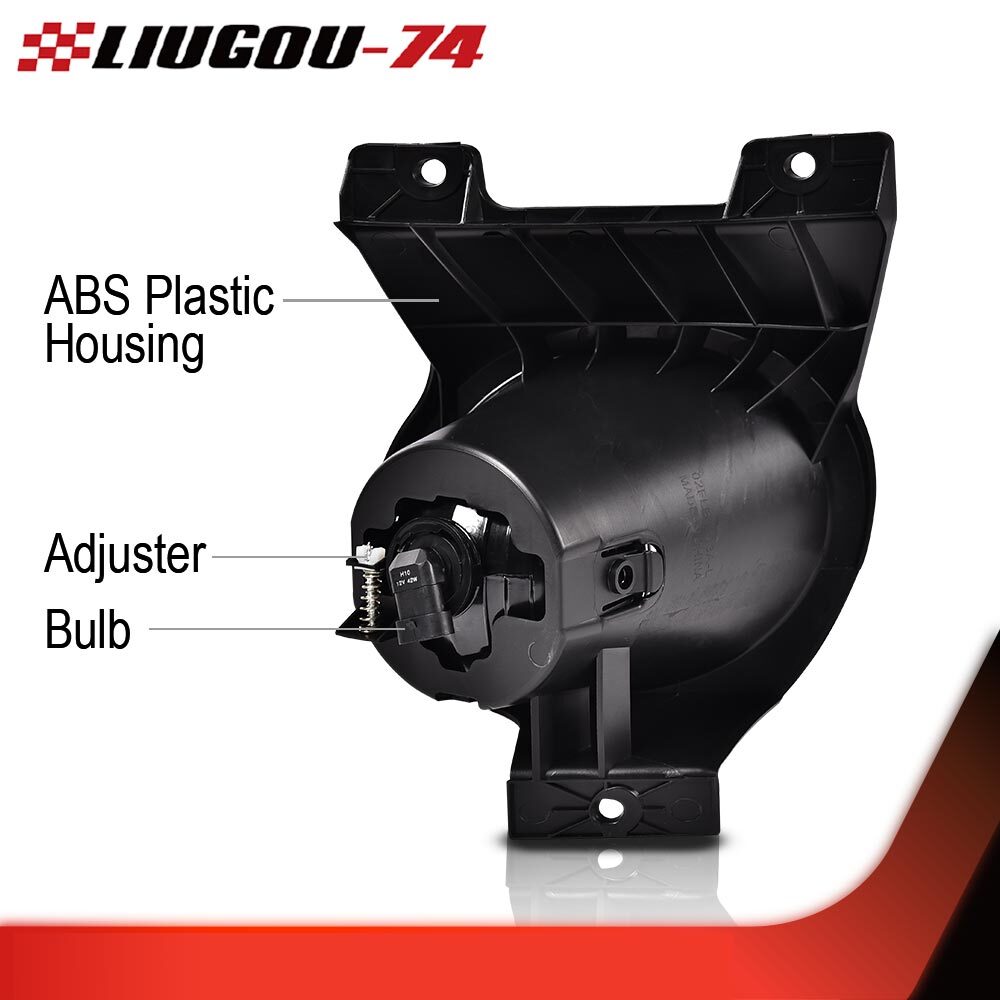 Suitable for 11-14 for Ford F-150 bumper fog light driving light with switch/bracket 2-piece set