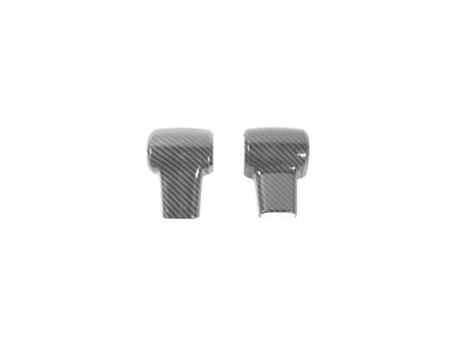 Fit for Jeep for Wrangler JK 2007-2010 ABS Carbon Fiber Console Gear Shift Knob Trim