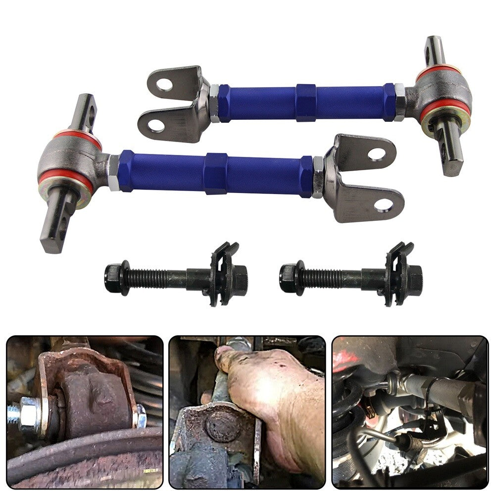 Rear Adjustable Camber Kit For 02-06 for Acura RSX 01-05 for Honda for Civic +Fitting Blue