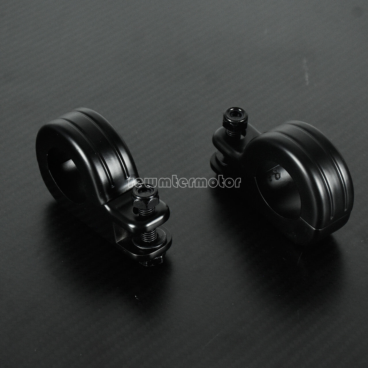 1 to 1.25 Motorcycle Highway Foot Pegs Footrest Engine Guard Clamps Mount Kit