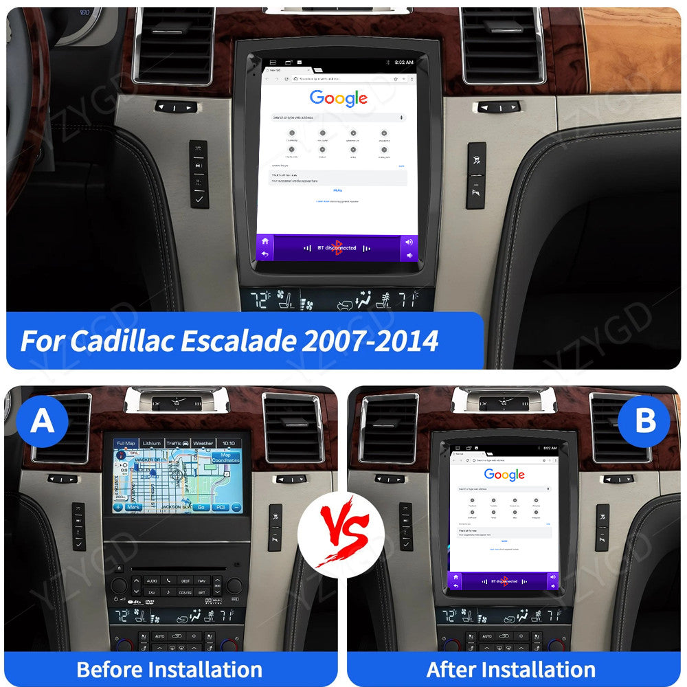 9.7Android Car Radio Apple Carplay for Cadillac for Escalade 2007-2014 GPS Screen