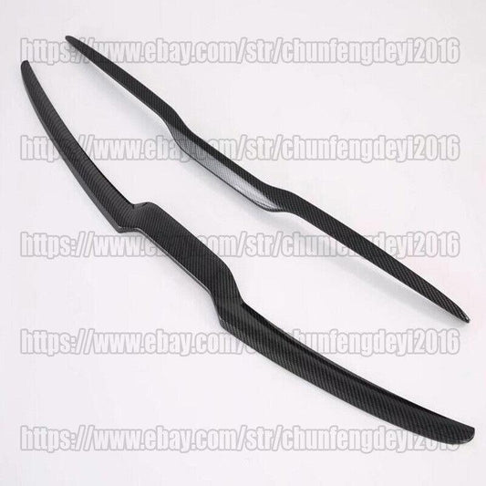 for Kia Forte K3 2019-2022 Carbon Fiber Car Front Grille Grill Strips Cover Trim