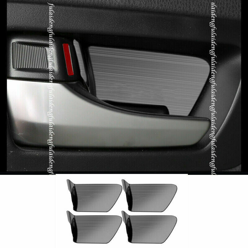 for Toyota Highlander 2014-2019 Black Titanium Interior Door Bowl Cover Trim 4X
