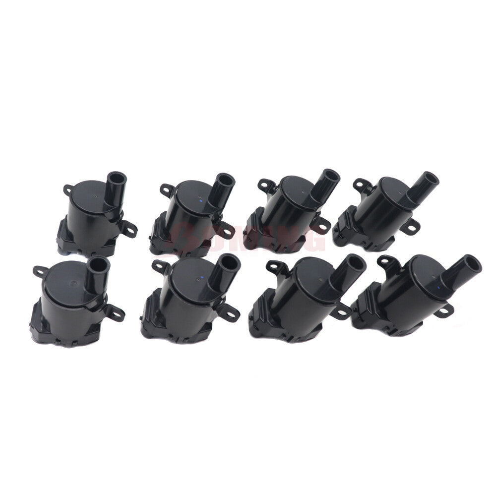 8 Round Ignition Coils for Chevy Silverado for GMC for Sierra for Yukon 4.8L 5.3L 6.0L UF262