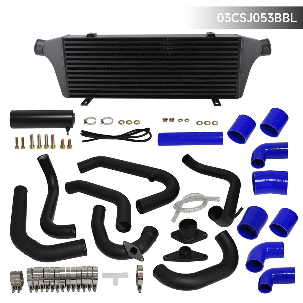 Bolt On Intercooler Kit for Subaru Impreza WRX STI Ej20 Ej25 2.5L 2008-2014 Blue
