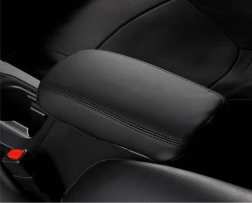 For 2020-2023 for Toyota for Corolla Black Armrest Box PU Leather Cushion Cover